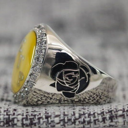 Sigma Gamma Rho Sorority Ring (ΣΓΡ) - Flower Series, Silver