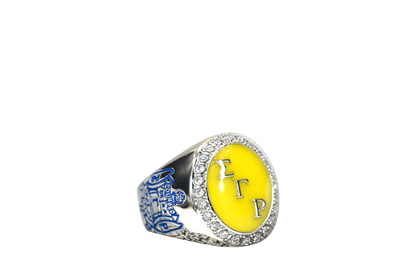 Sigma Gamma Rho Sorority Ring (ΣΓΡ) - Flower Series, Silver