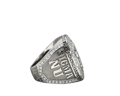 Sigma Nu Fraternity Ring (ΣΝ) - Shine Series, Silver - fratrings