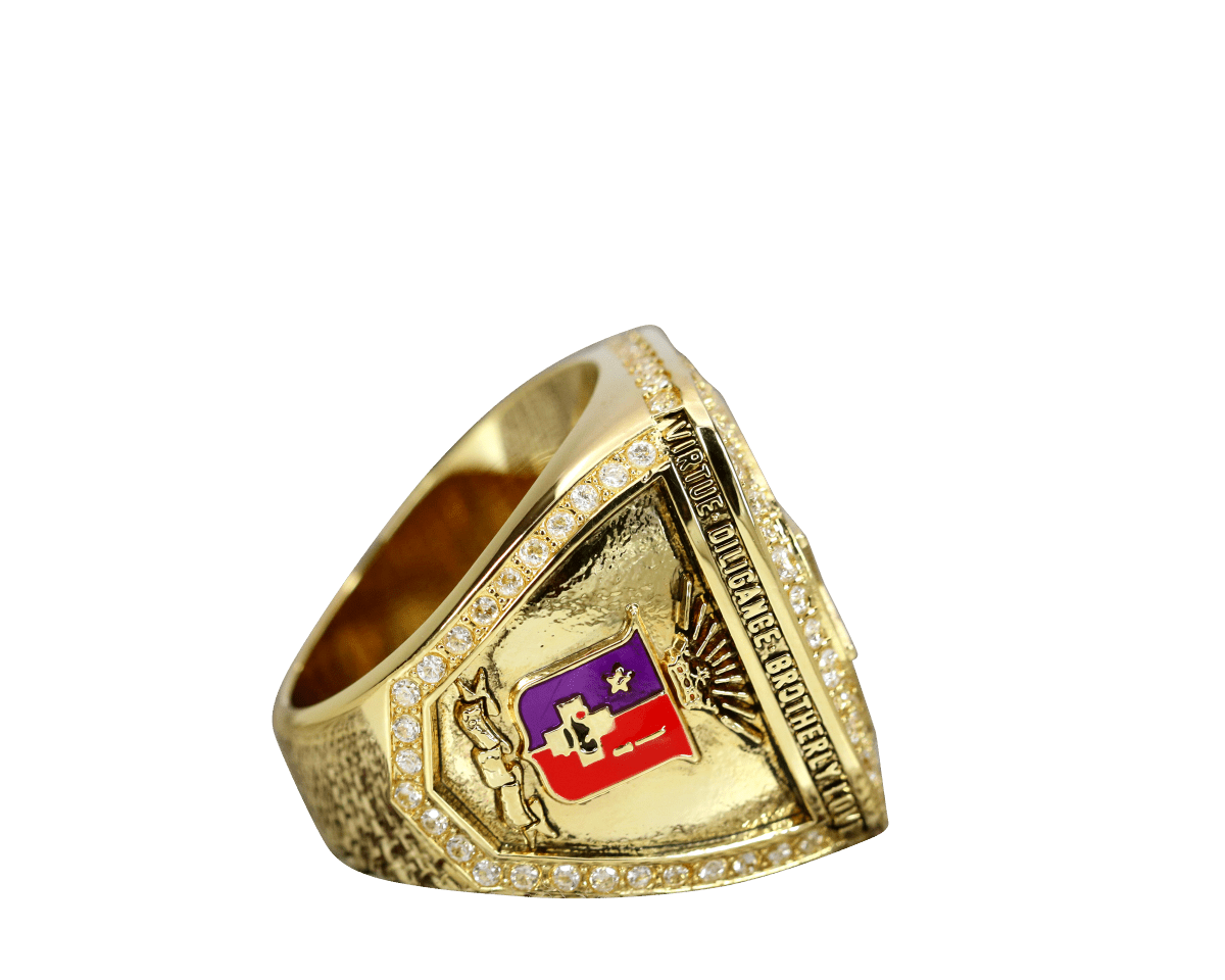Sigma Phi Epsilon Fraternity Ring Yellow Gold (ΣΦΕ) - Shine Series - fratrings