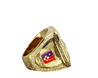 Sigma Phi Epsilon Fraternity Ring (ΣΦΕ) - Shine Series, Yellow Gold Face