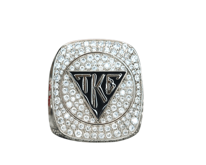 Tau Kappa Epsilon Fraternity Ring (ΤΚΕ) - Shine Series, Silver