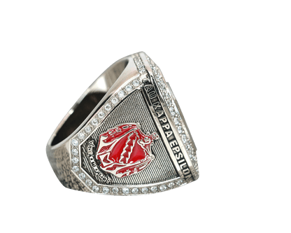 Tau Kappa Epsilon Fraternity Ring (ΤΚΕ) - Shine Series, Silver