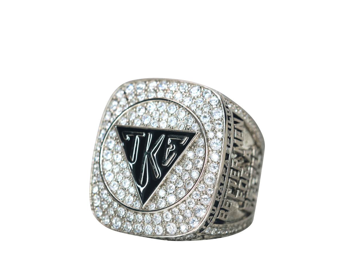 Tau Kappa Epsilon Fraternity Ring (ΤΚΕ) - Shine Series - fratrings