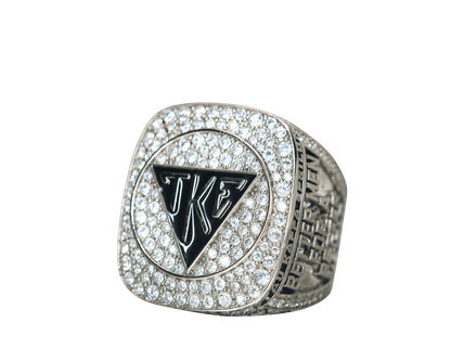 Tau Kappa Epsilon Fraternity Ring (ΤΚΕ) - Shine Series, Silver