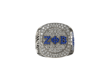 Zeta Phi Beta Sorority Ring (ΖΦΒ) - Shine Series - fratrings